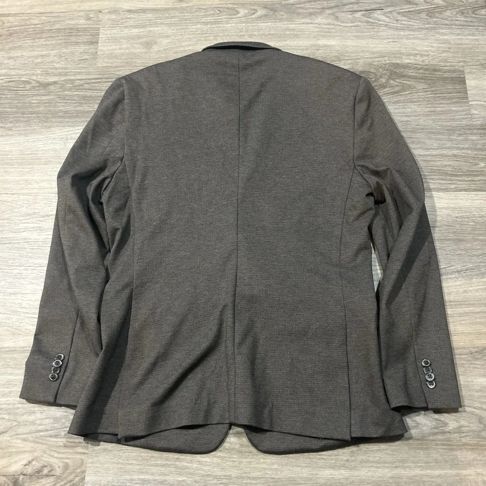 7Diamonds Newport Unstructured Blazer Tan Mens Sz L Performance Stretch Work
